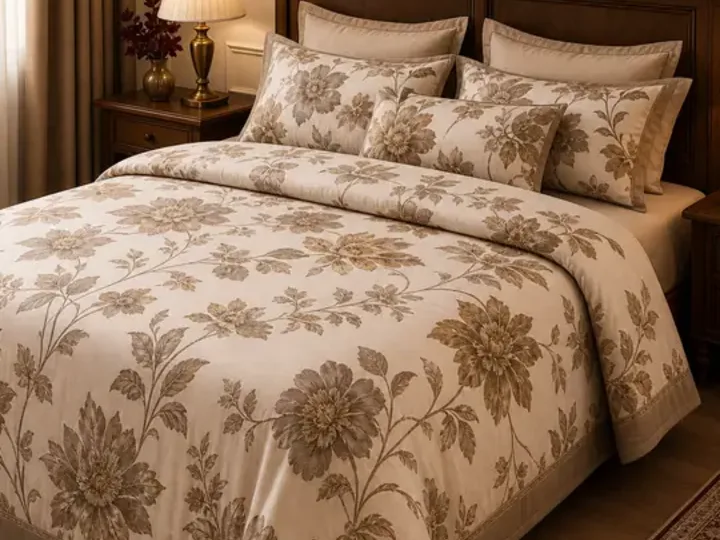 Premium floral bed sheet collection by Krishna Collection