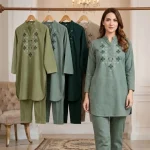 Krishna Collection Premium Cotton Embroidered Co-Ord Set